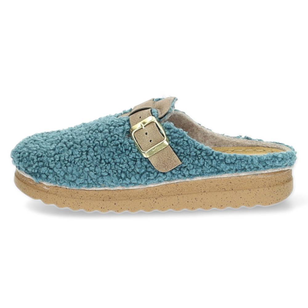 blauwe pantoffel