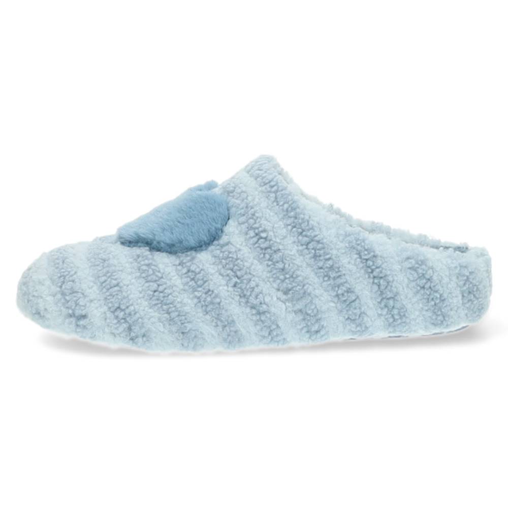 lichtblauwe pantoffel