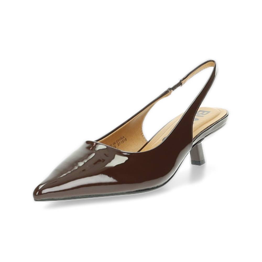 bruine slingback