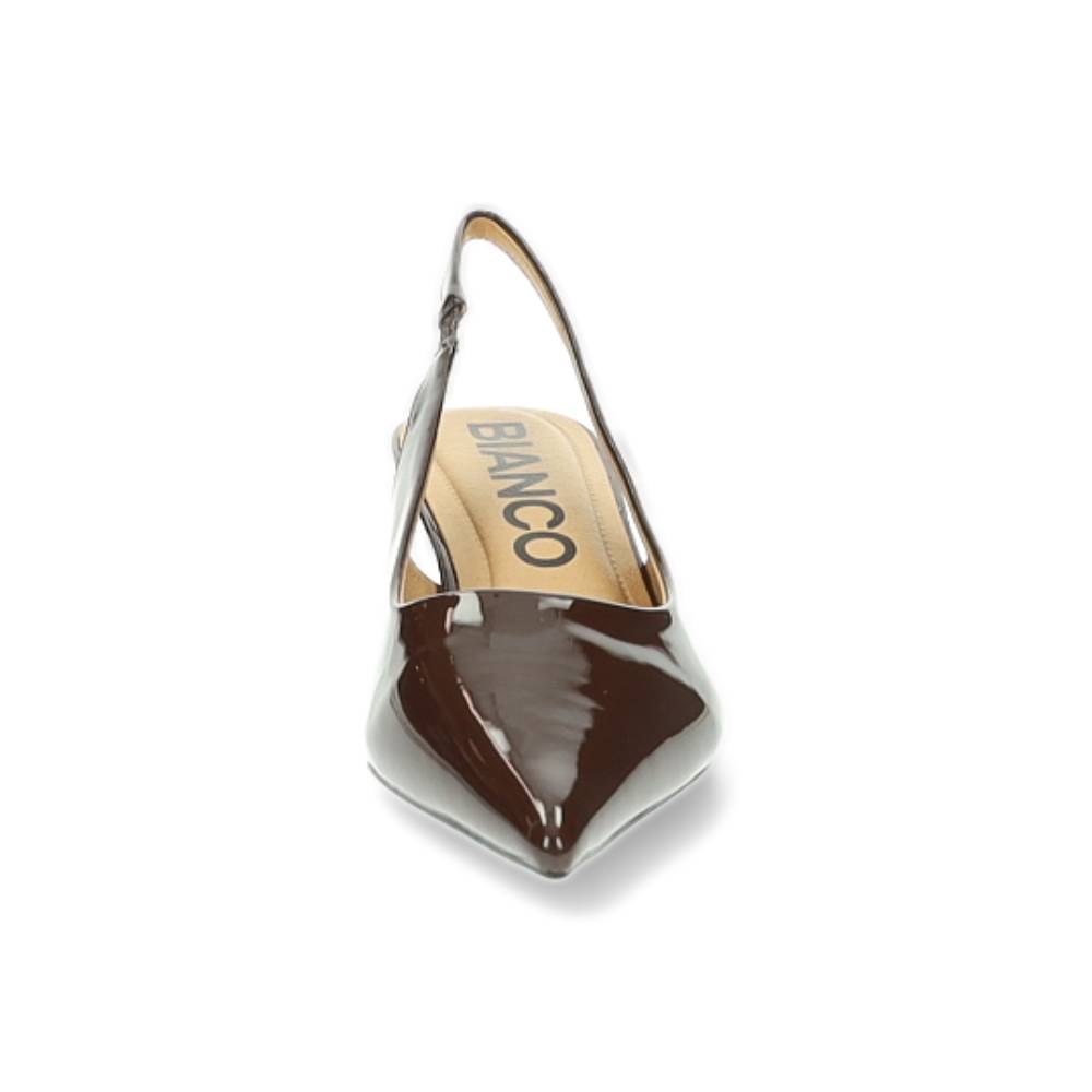 bruine slingback