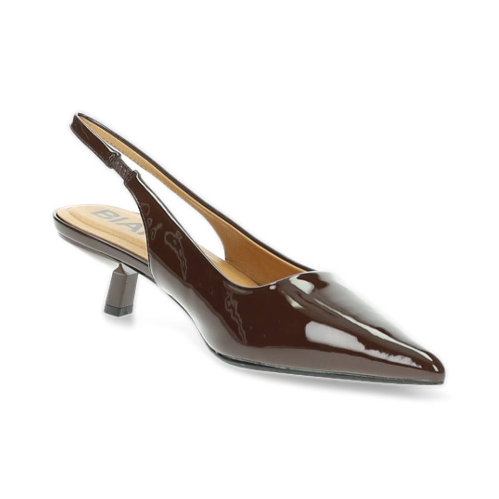 bruine slingback