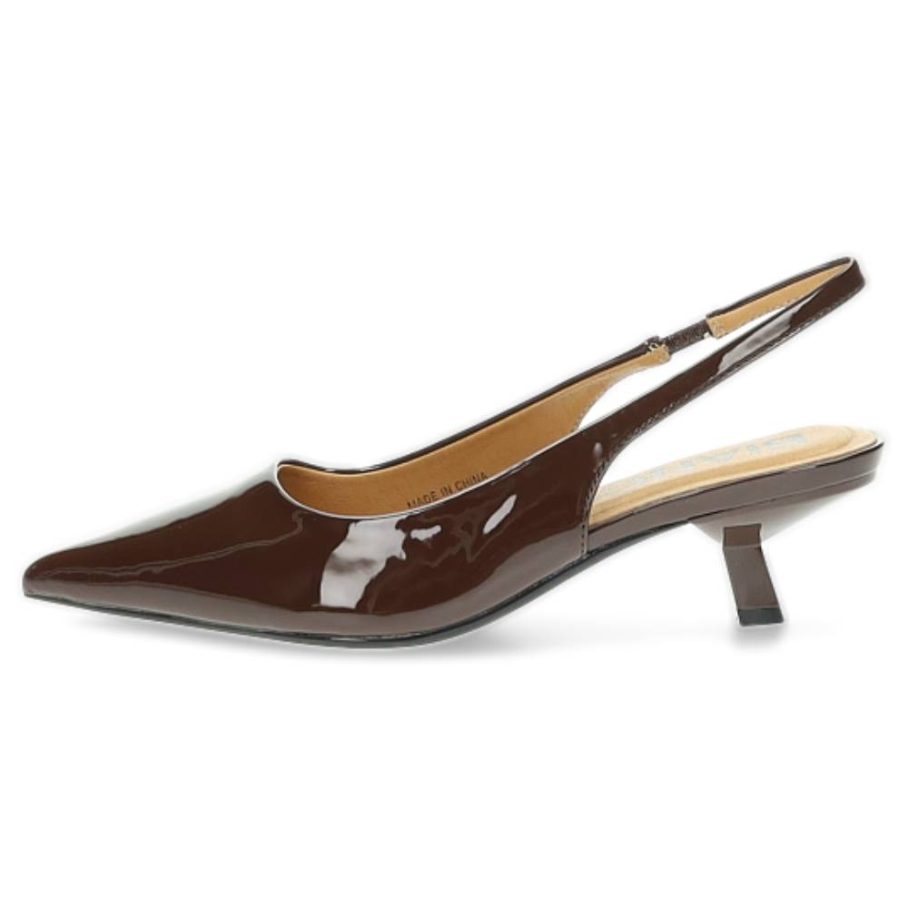 bruine slingback