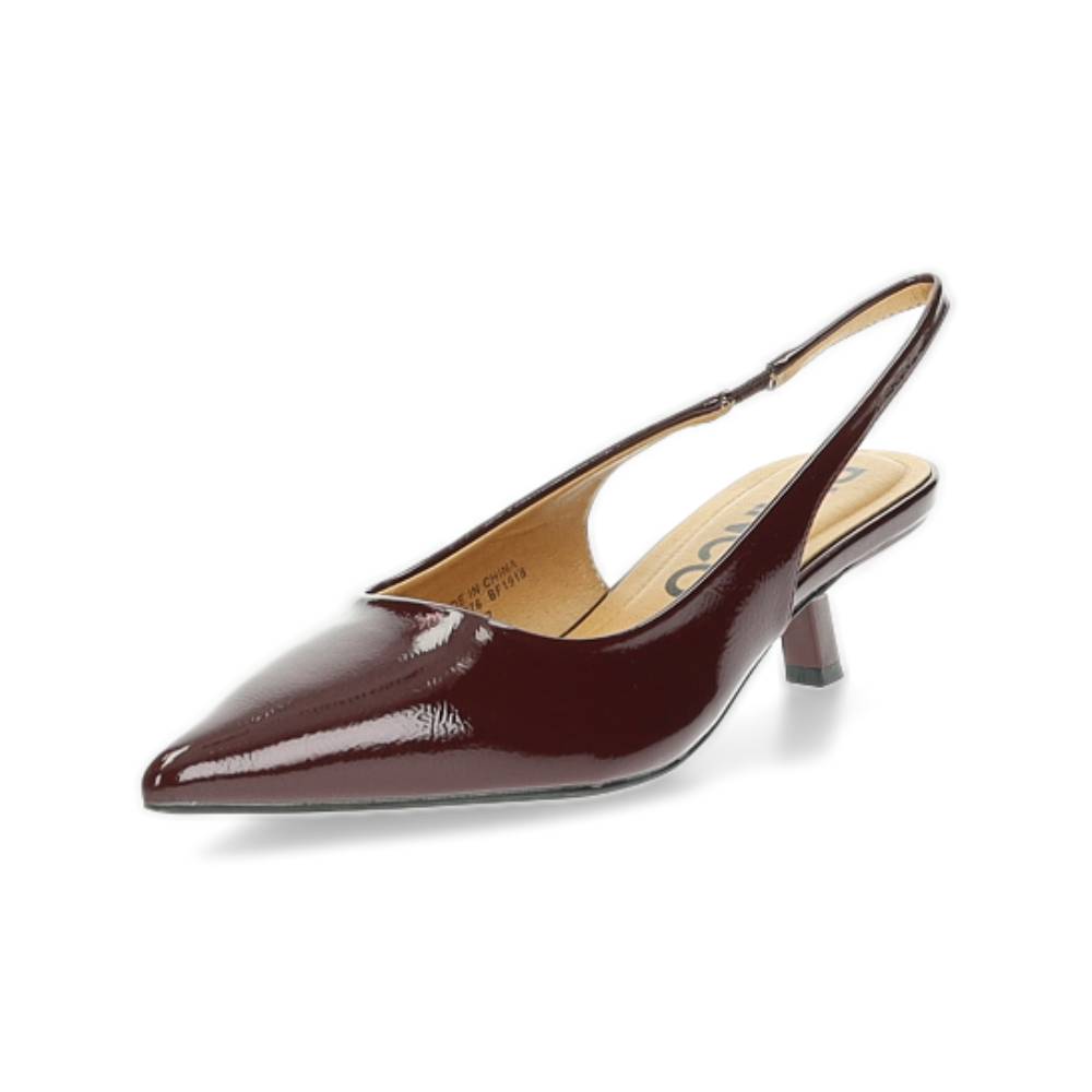 burgundy slingback