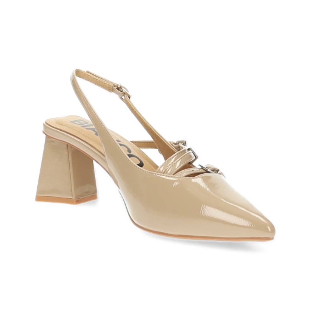 beige slingback