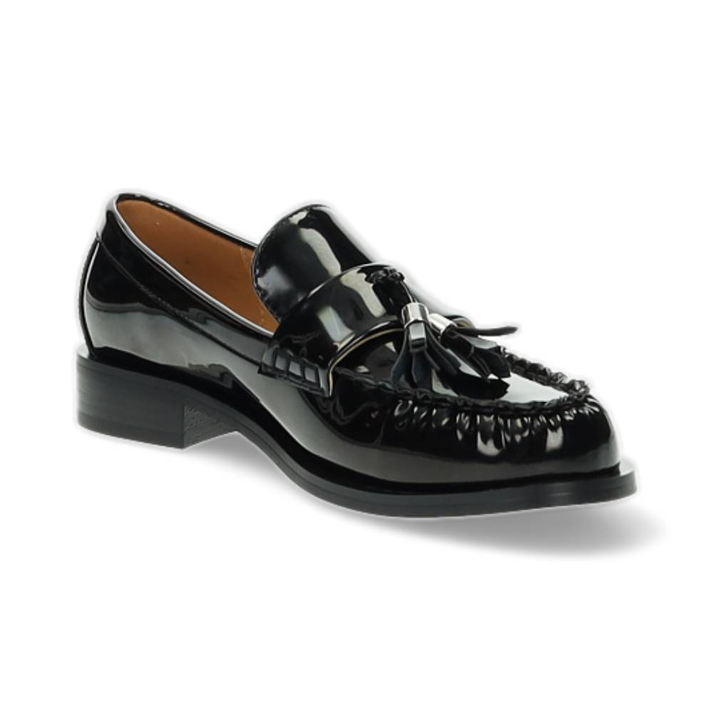 zwarte mocassin