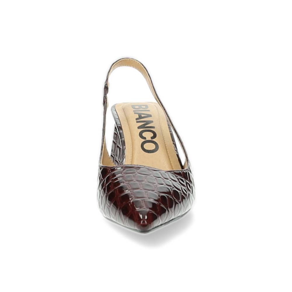 burgundy slingback