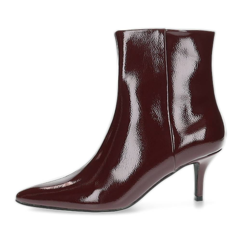 burgundy enkellaars
