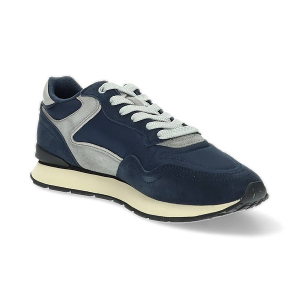 blauwe sneaker
