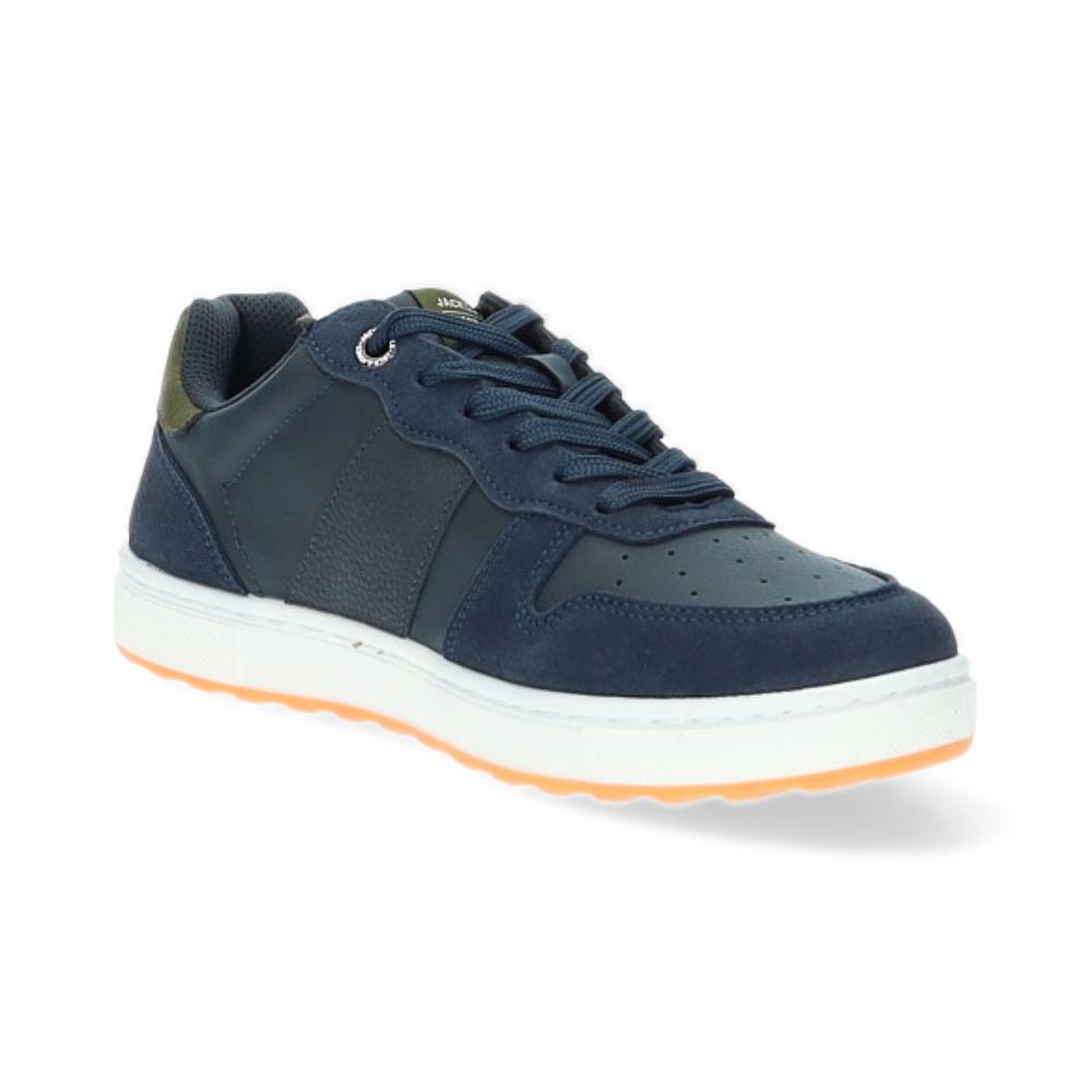 blauwe sneaker