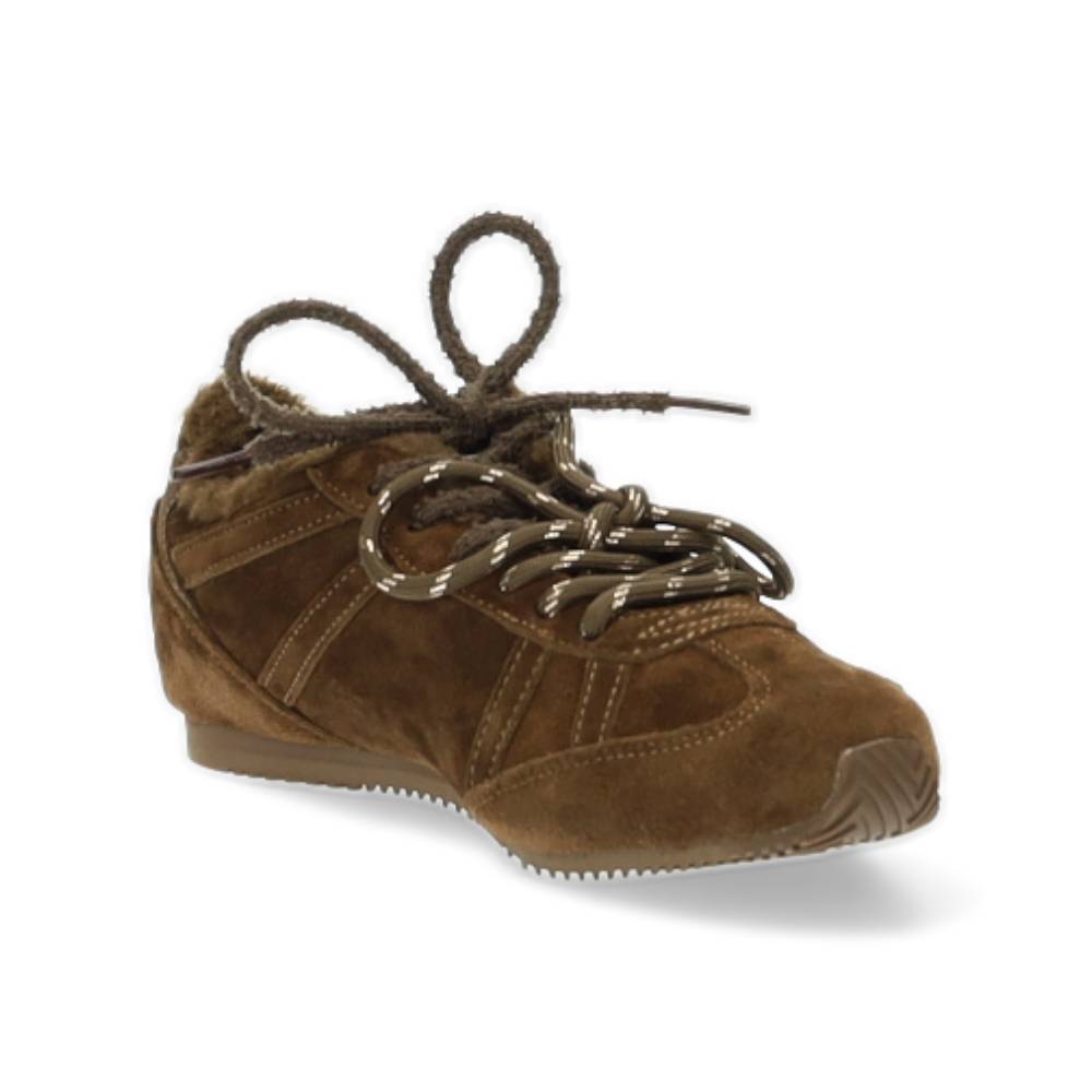 bruine sneaker