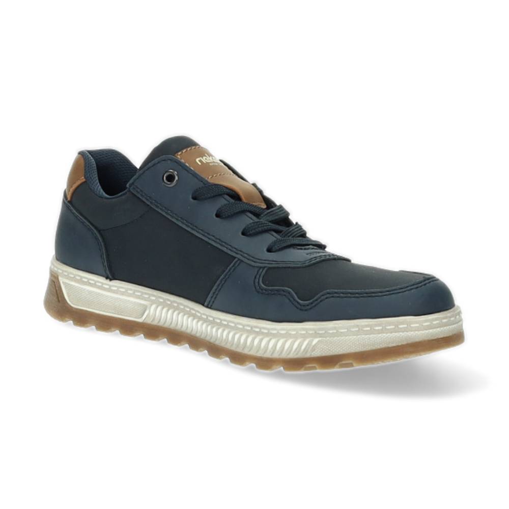 blauwe sneaker