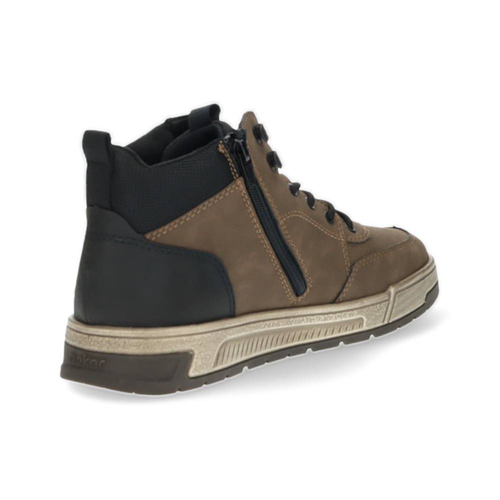 hoge bruine sneaker