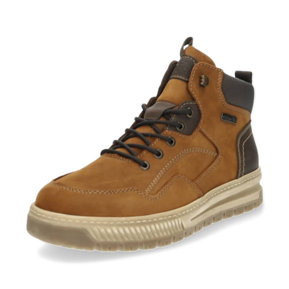 bruine hoge sneaker