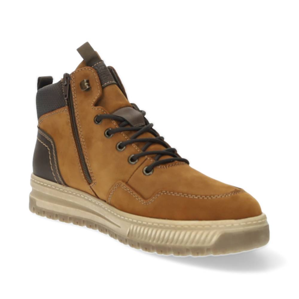 bruine hoge sneaker