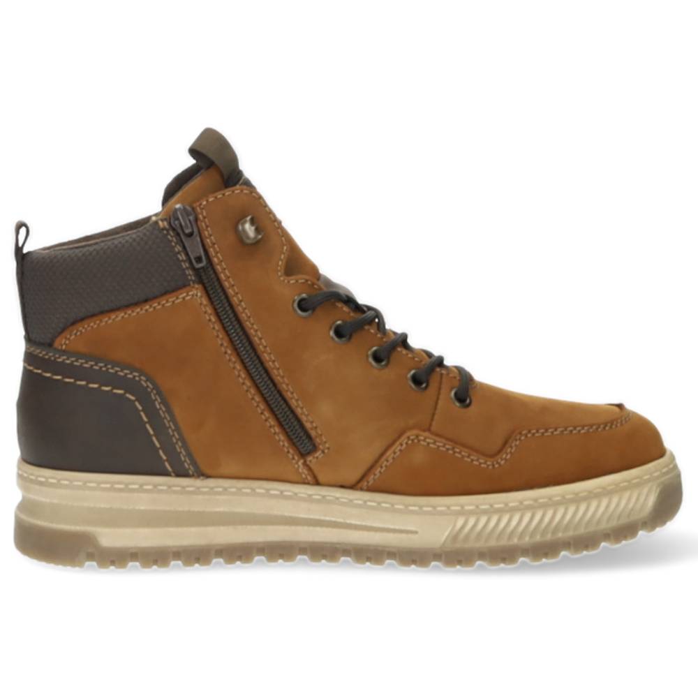 bruine hoge sneaker