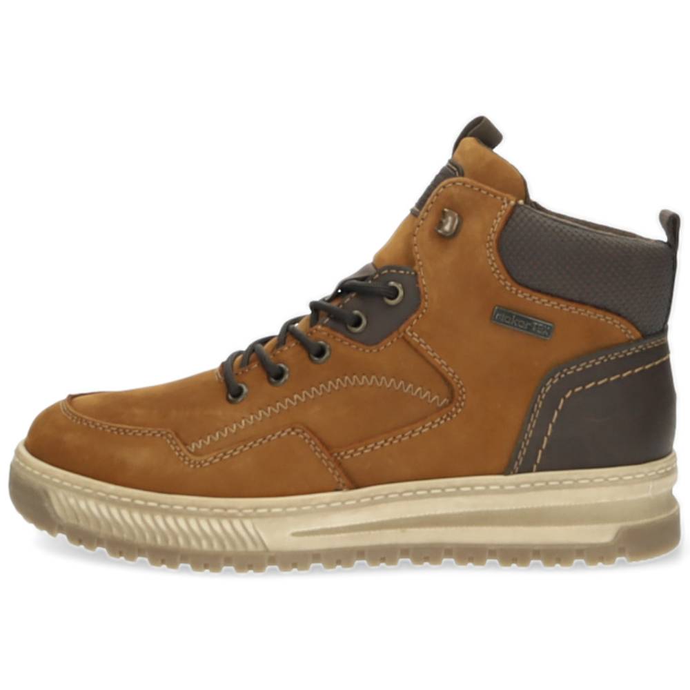 bruine hoge sneaker