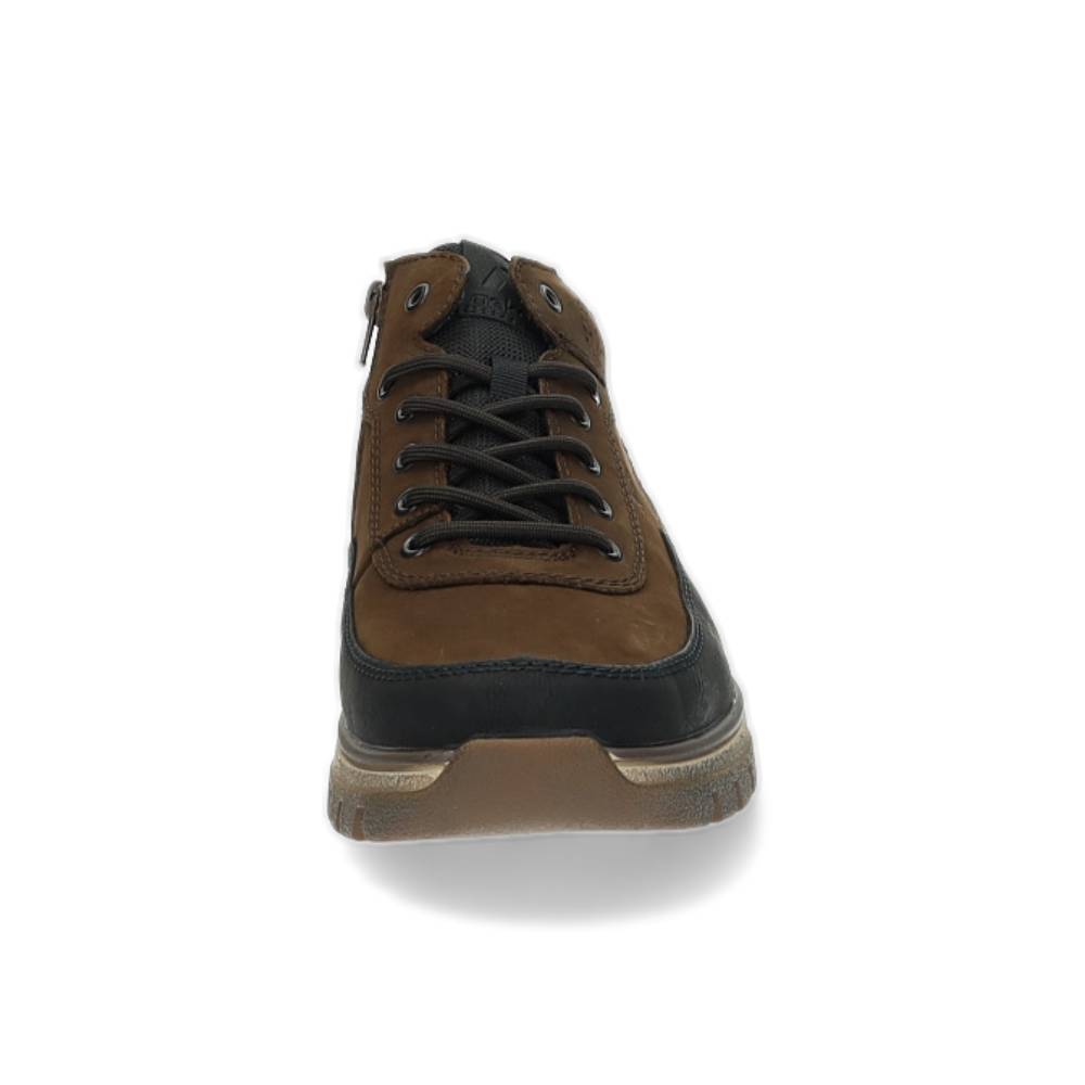 bruine hoge sneaker