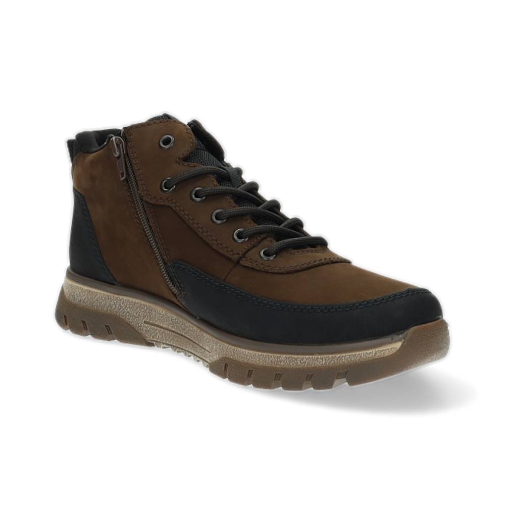 bruine hoge sneaker