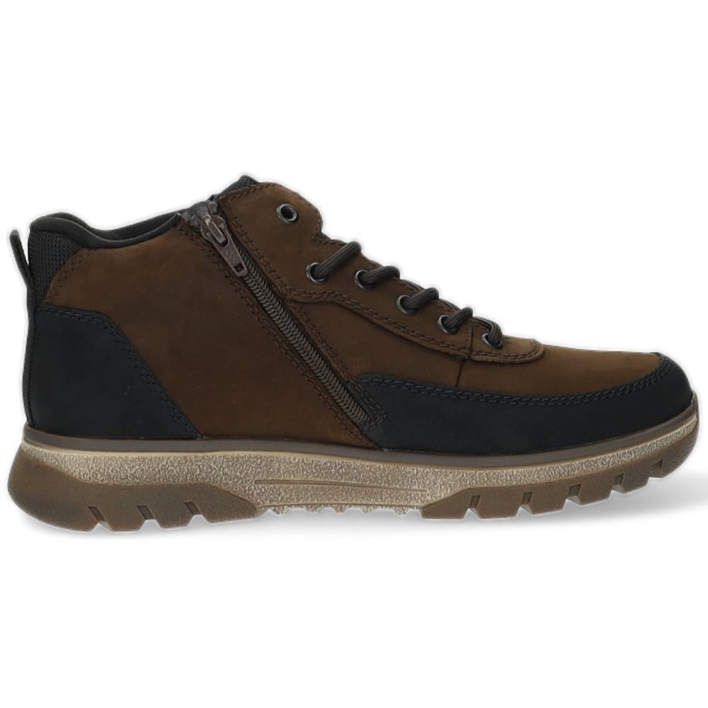 bruine hoge sneaker