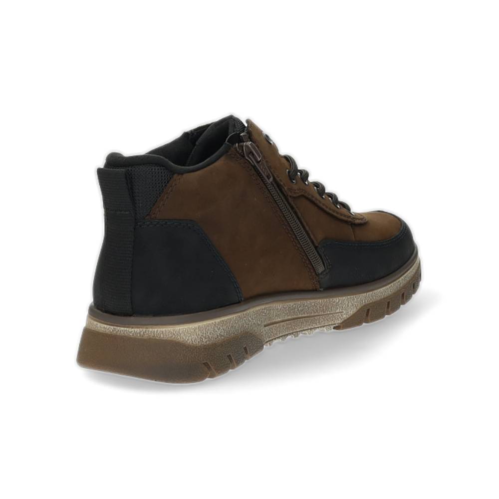 bruine hoge sneaker