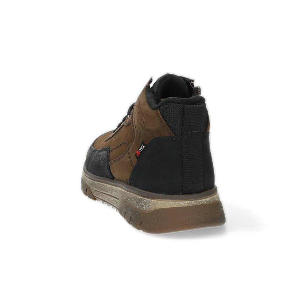 bruine hoge sneaker