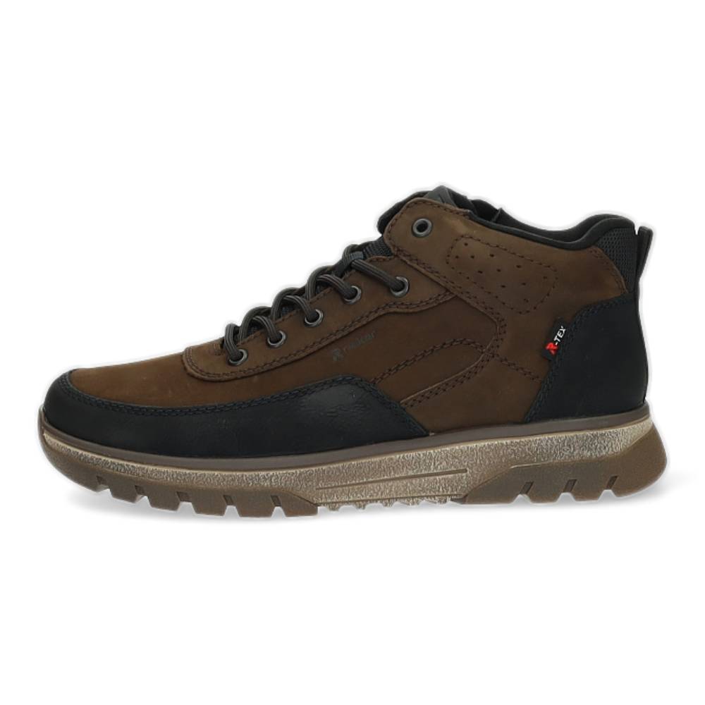 bruine hoge sneaker