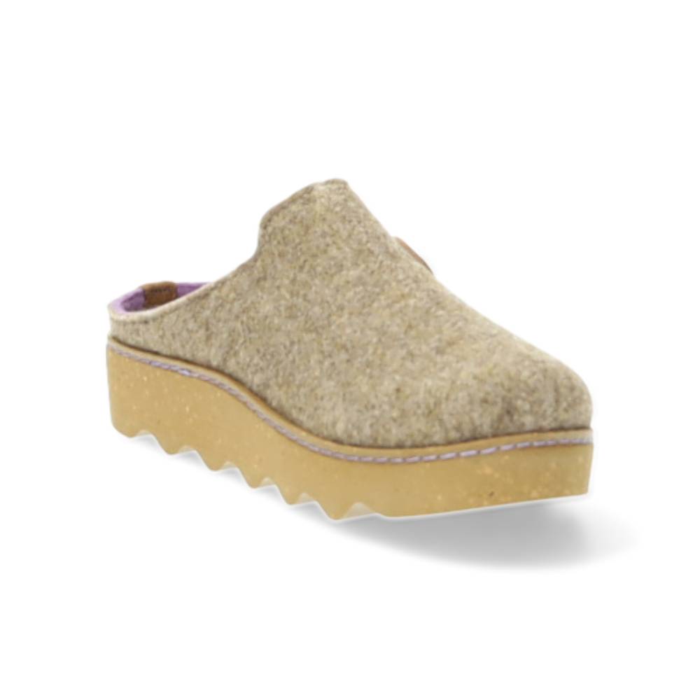 beige pantoffel