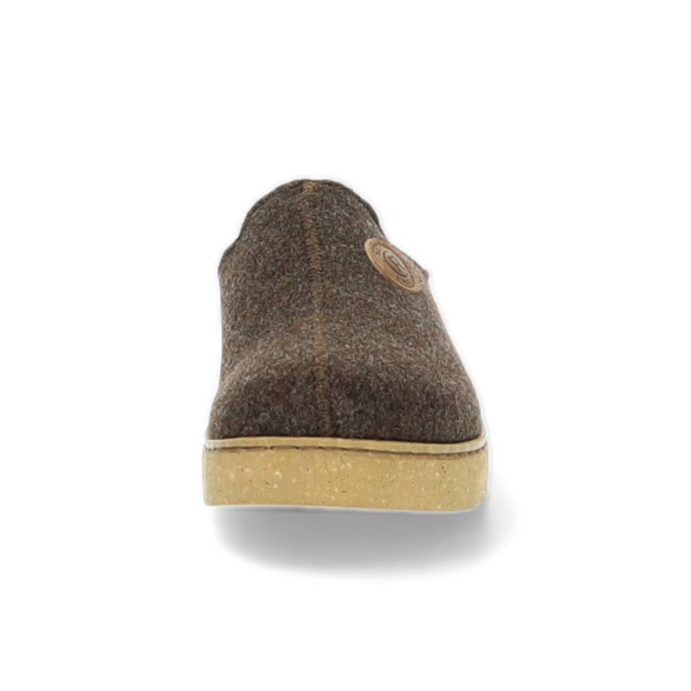 bruine pantoffel