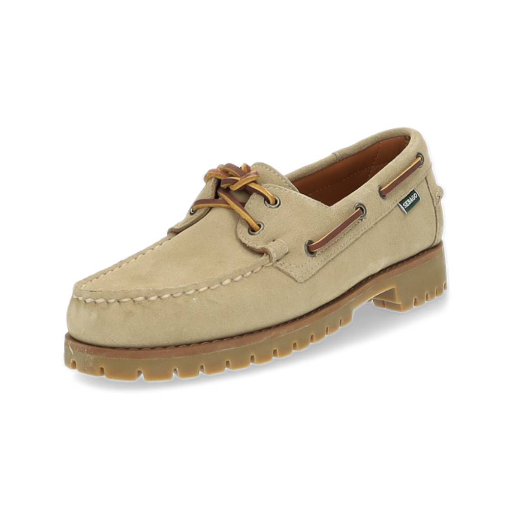 beige bootschoen