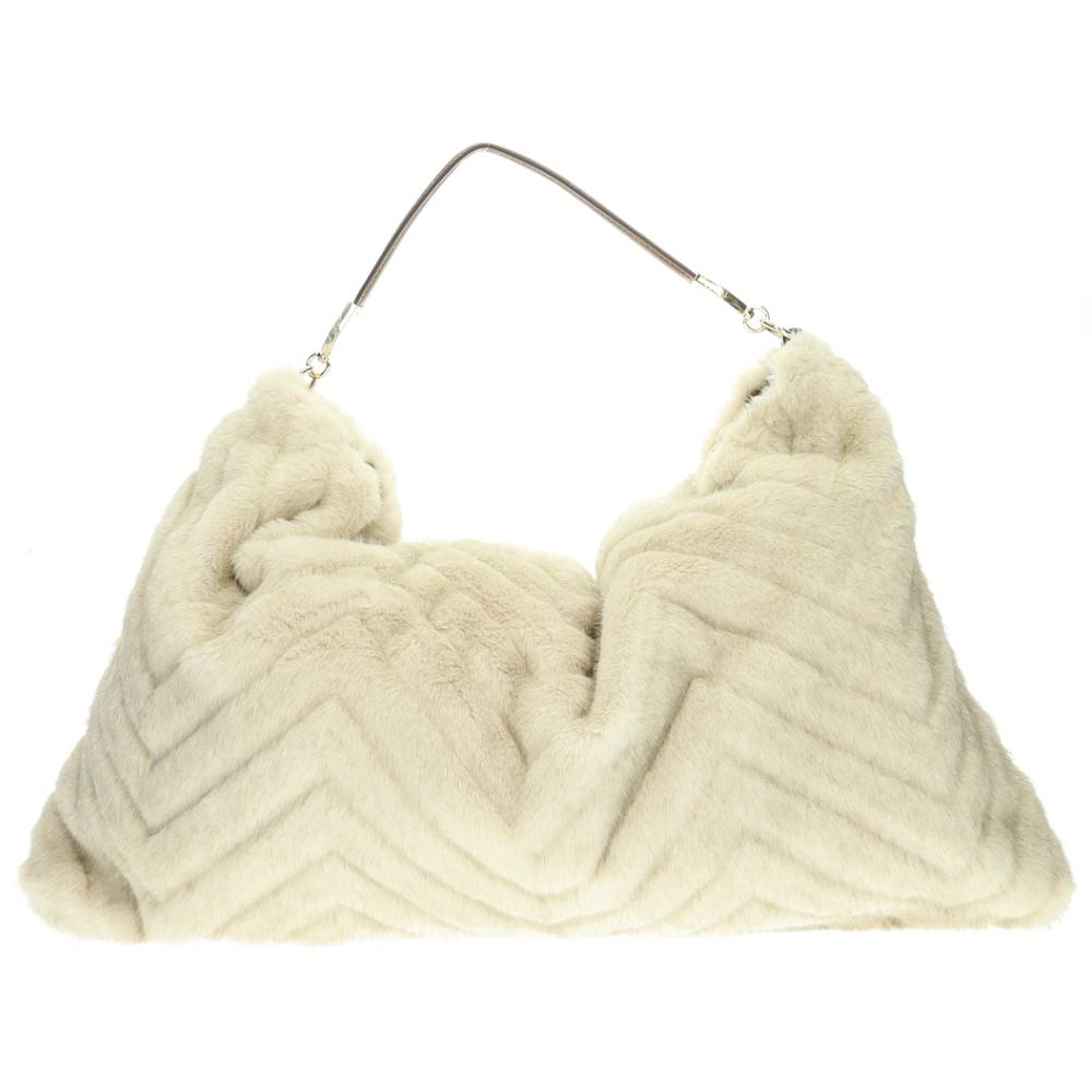 beige handtas
