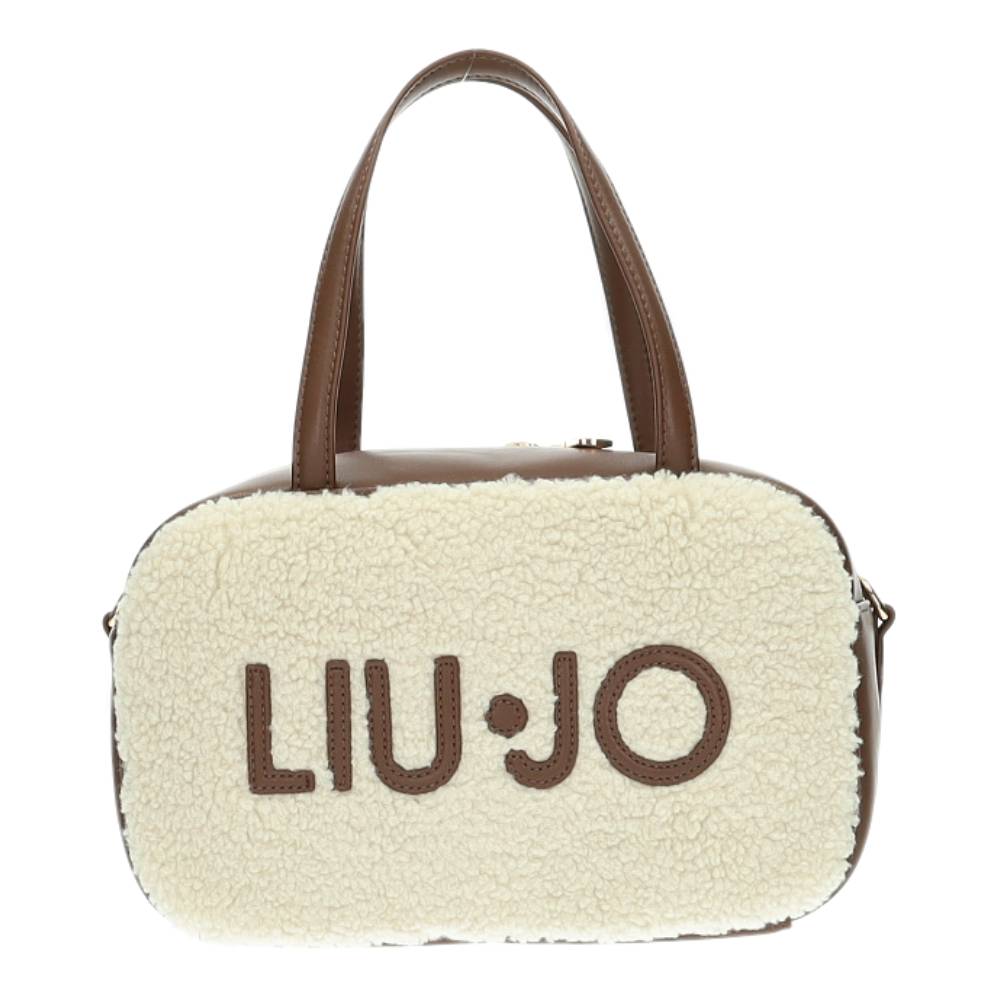 beige handtas