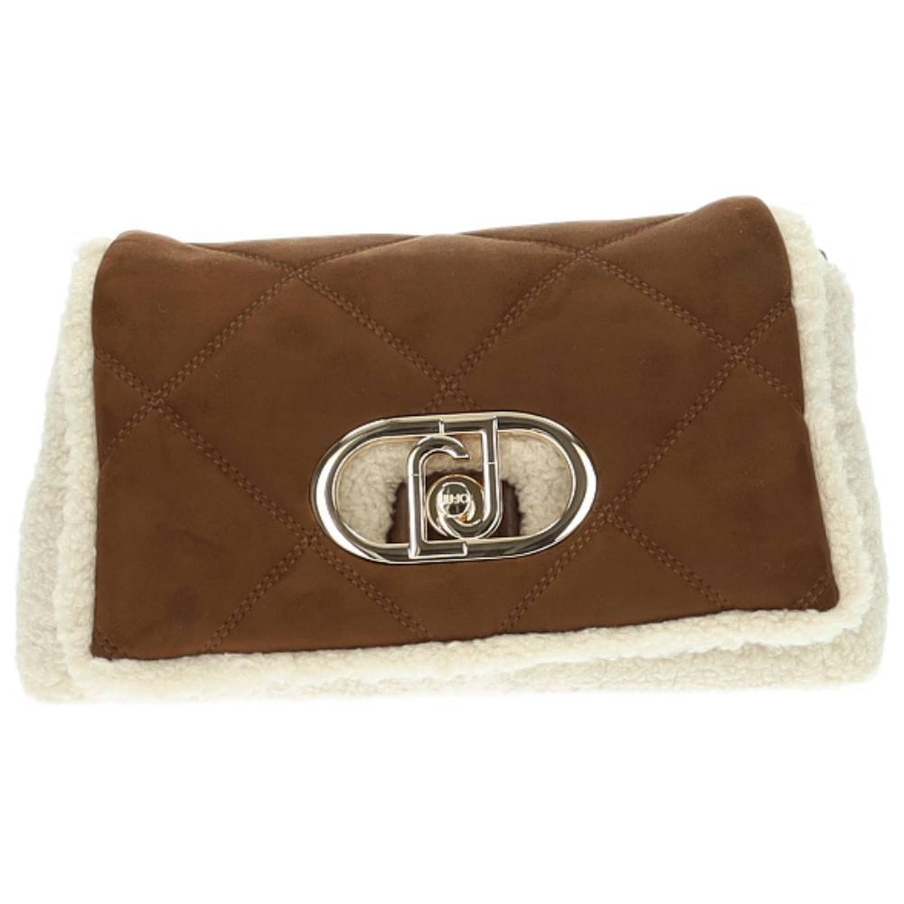 beige/bruine handtas