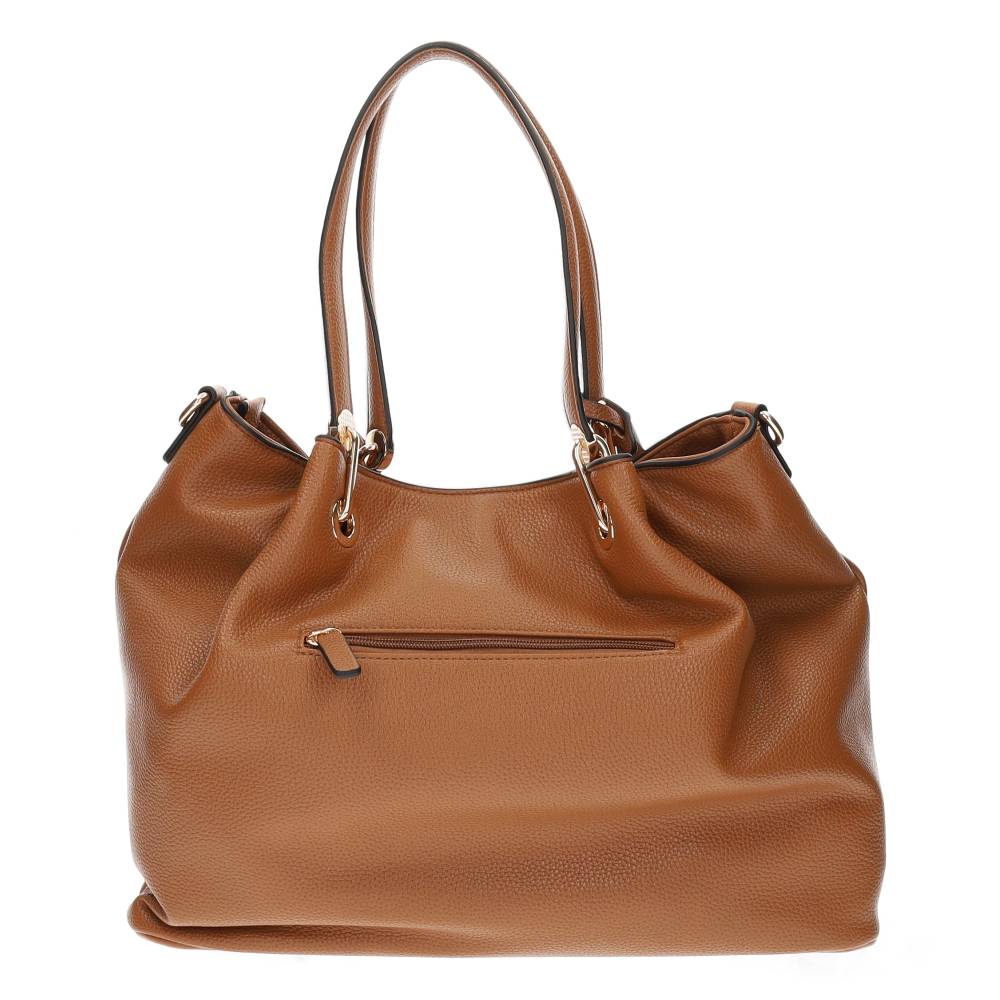 cognac handtas