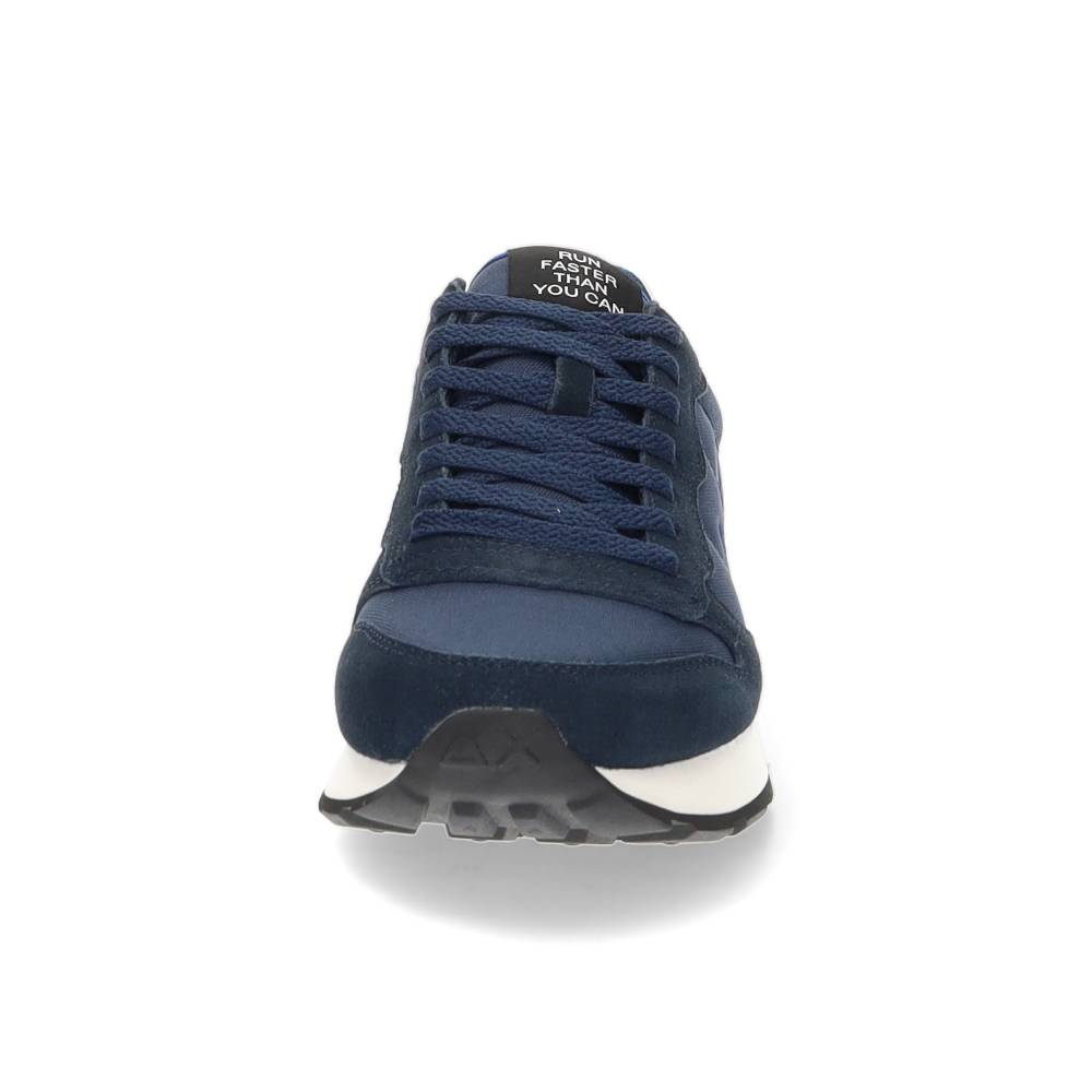 blauwe sneaker