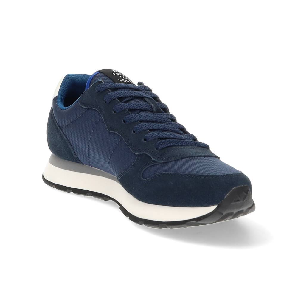 blauwe sneaker