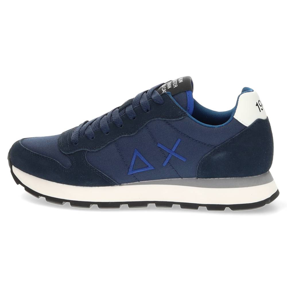blauwe sneaker
