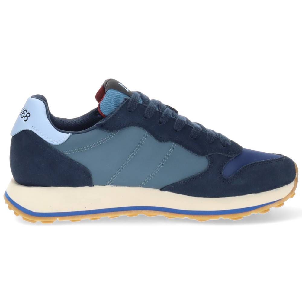 blauwe sneaker