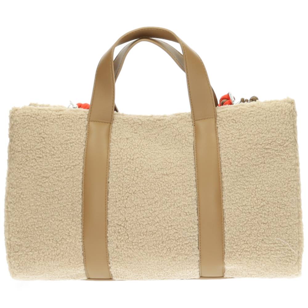 beige handtas
