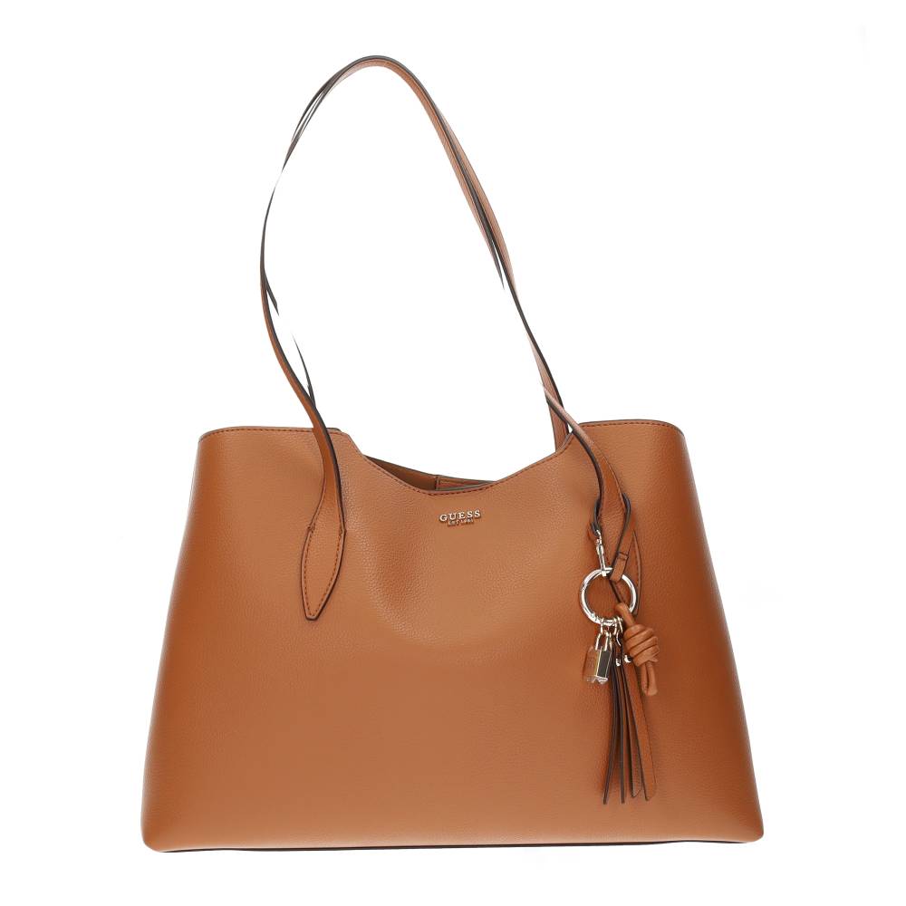 cognac handtas