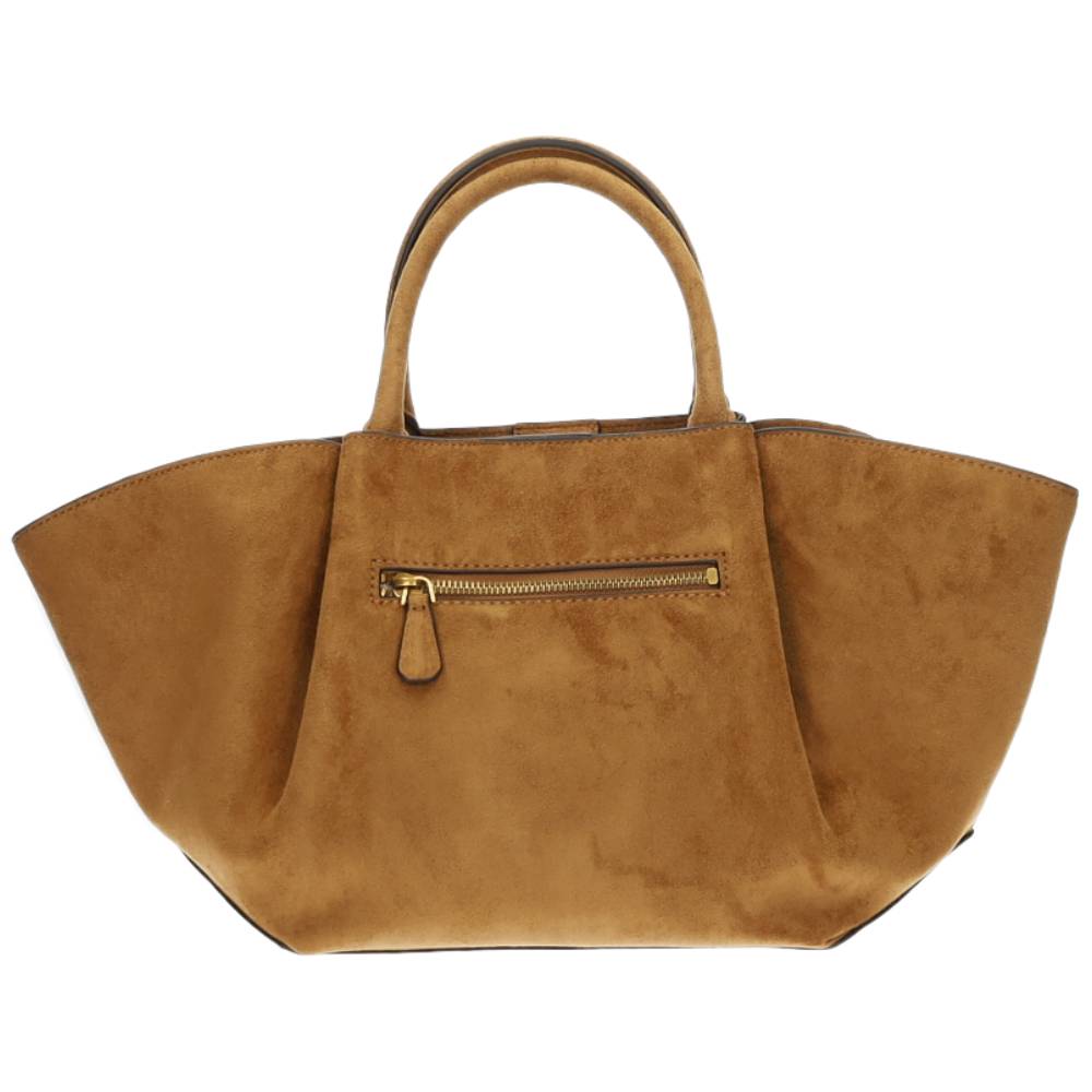 cognac handtas