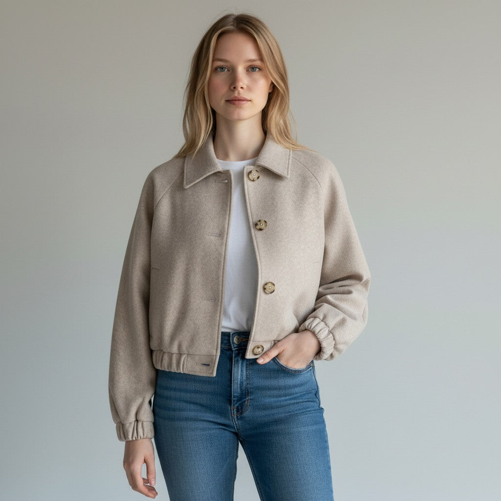 taupe jas