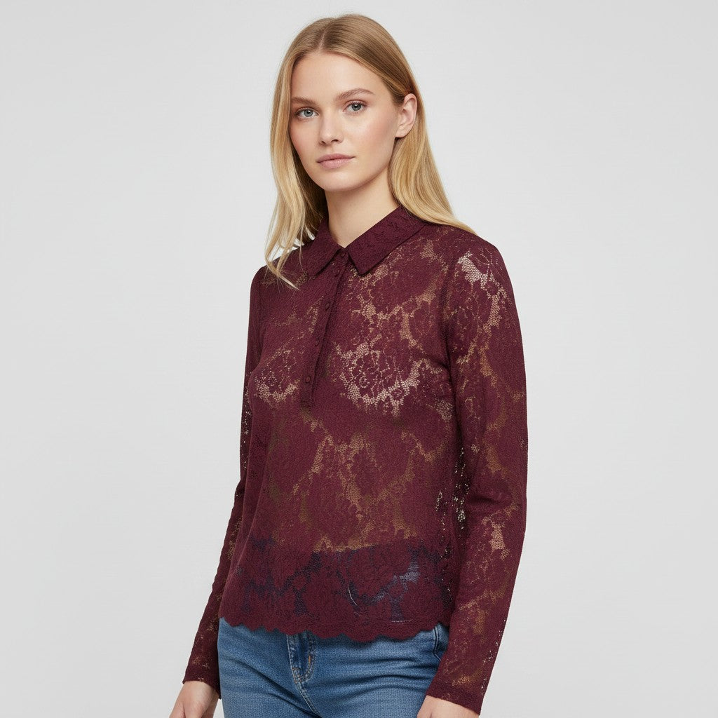 burgundy hemd