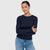 blauwe T-shirt