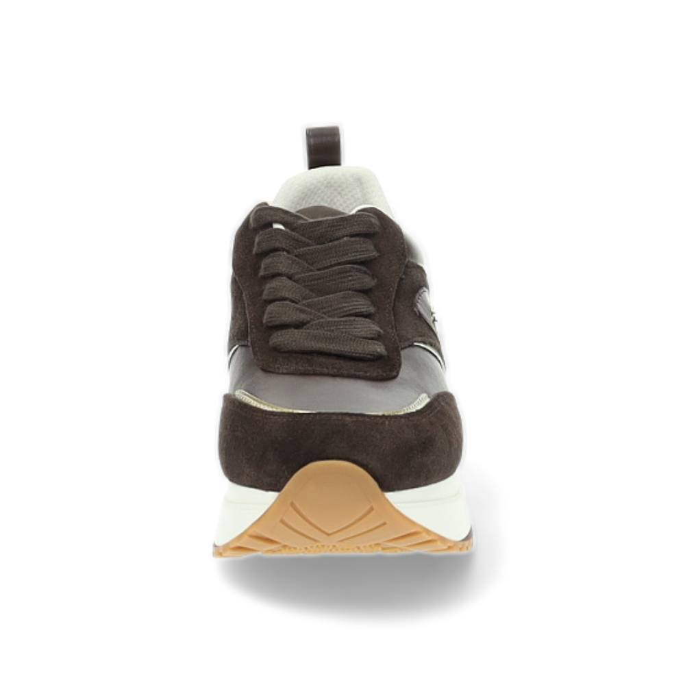 donkerbruine sneaker