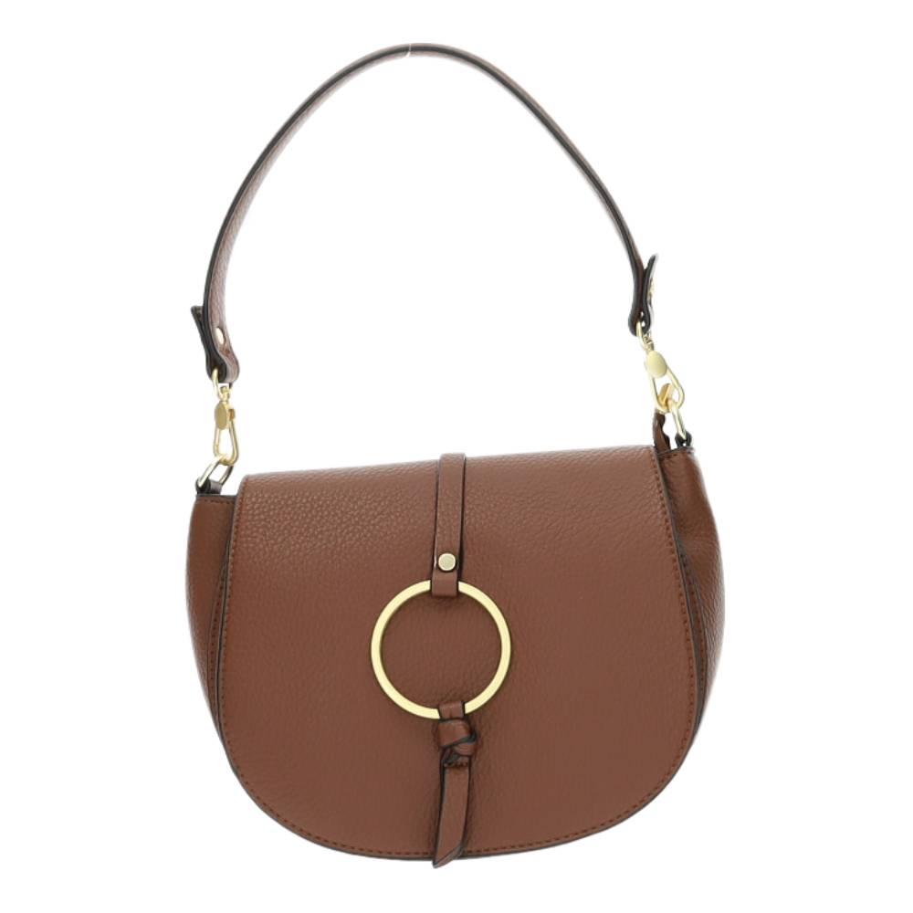 cognac handtas