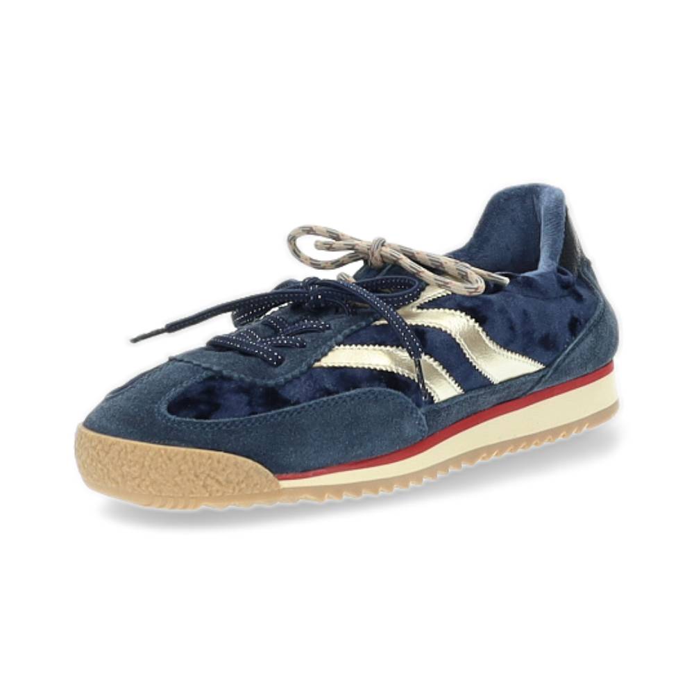 blauwe sneaker
