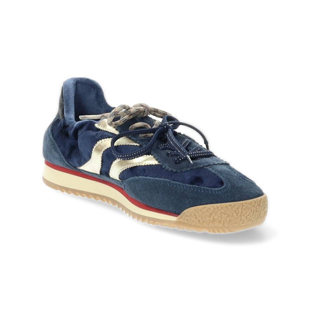 blauwe sneaker