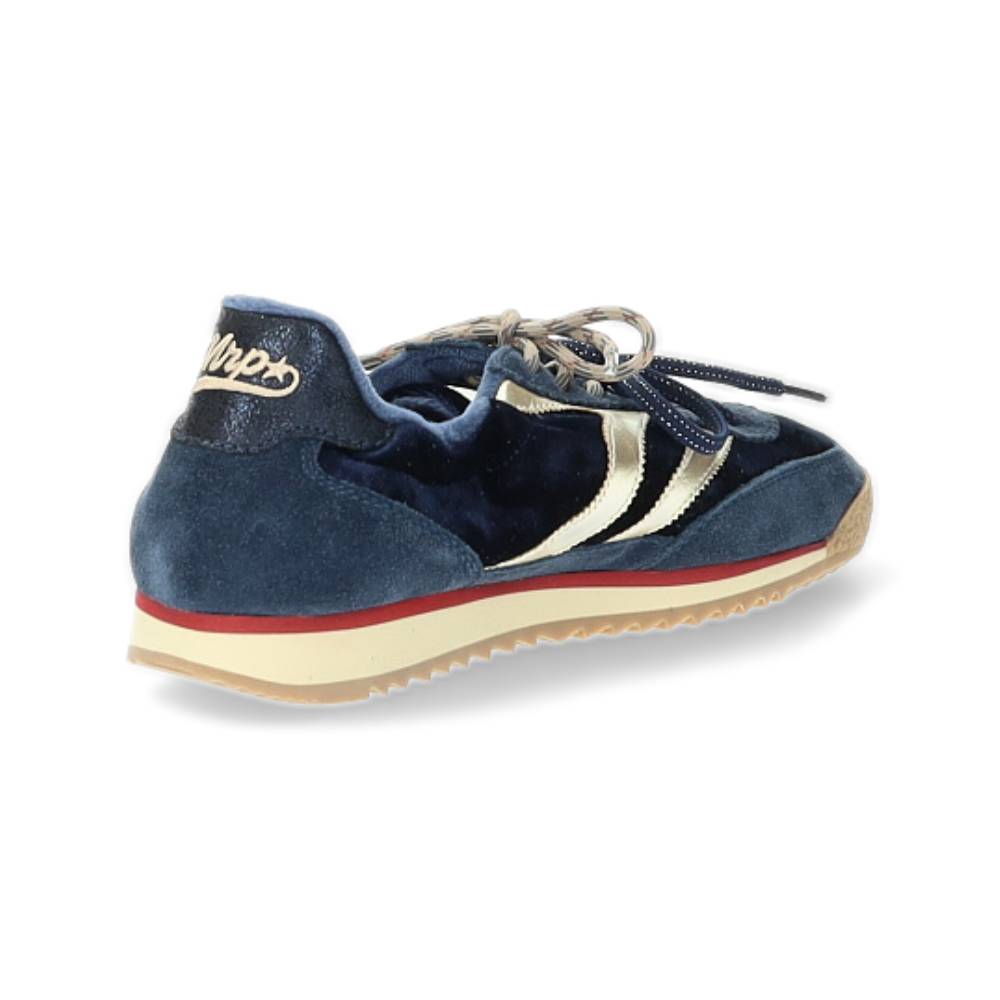 blauwe sneaker