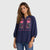 blauwe blouse