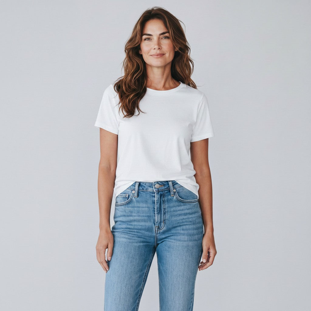 witte t-shirt
